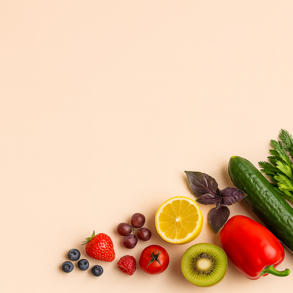 Овощи, фрукты, ягоды, зелень