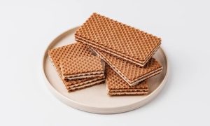 Вафли "Классические с шоколадным листом"