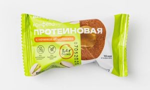 Конфета протеиновая с начинкой "Фисташка"
