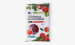 Мармелад жевательный "Малиновый" с соком, веган
