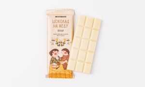 Шоколад белый на меду