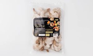 Креветки белоногие "Королевские" очищ. с хвостом с/м 26/30 зам., 500 г