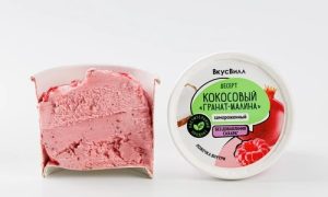 Десерт кокосовый замороженный "Гранат-Малина" 75г