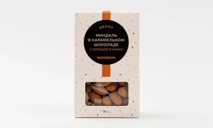 Драже "Миндаль в карамельном шоколаде" с корицей и какао
