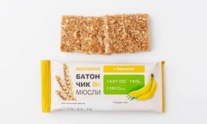 Батончик-мюсли с бананом