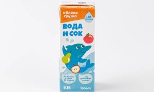 Напиток сокосодержащий "Вода и сок" яблоко-груша, 200 мл