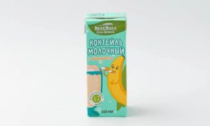 Коктейль детский молочный с бананом 2,5%