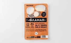 Сыр "Фламан" нарезка, 125г