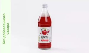 Напиток "Шорли" яблочный с вишней и малиной, 500 мл