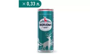 ВОДА МИН BORJOMI Ж/Б 0.33л