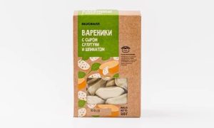 Вареники с сыром сулугуни и шпинатом 500г