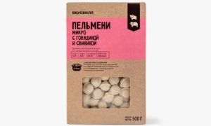 Пельмени микро с говядиной и свининой 500 гр