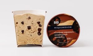 Мороженое "Соленая карамель-шок. трюфель"