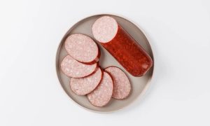 Сервелат Зернистый варено-копченый