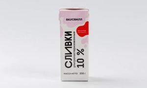 Сливки ультрапастеризованные 10%, 208 г