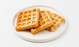 Вафли бельгийские без глютена с яблоком, зам. 220г