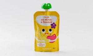 Пюре из яблок и банана, 90 г