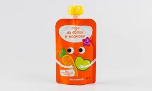 Пюре из яблок и моркови, 90 г