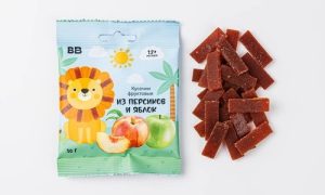 Кусочки фруктовые из персиков и яблок 30 г