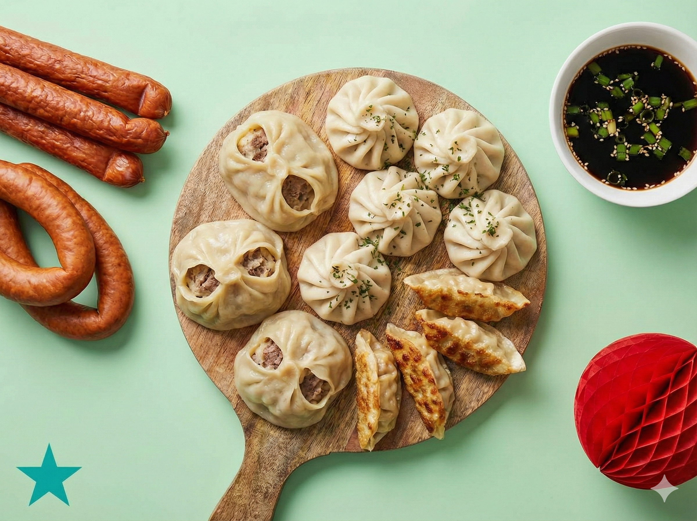 Манты, хинкали, гедза зам