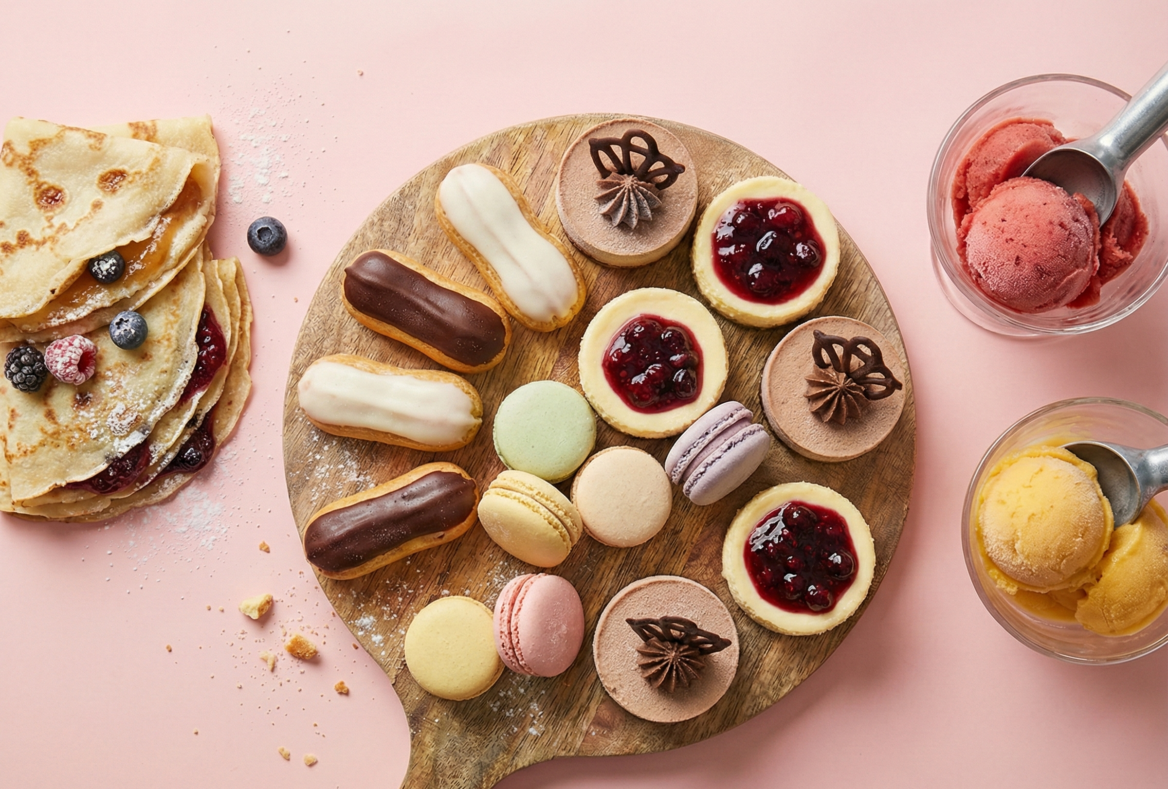 Пирожные, десерты замороженные