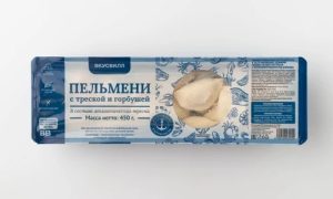 Пельмени с треской и горбушей, 450 г