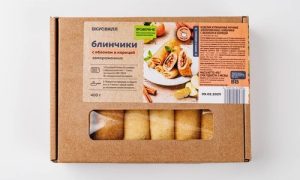 Блинчики с яблоком и корицей, зам. 400 гр