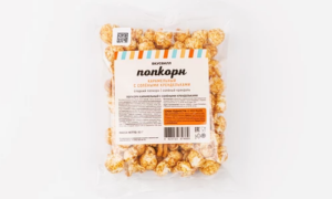 Попкорн карамельный с солеными крендельками