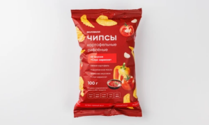 Чипсы картофельные рифленые со вкусом "Соус Харисса"