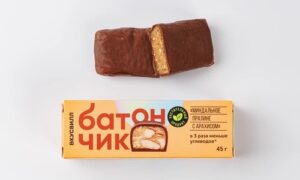 Батончик "Миндальное пралине с арахисом" (веган)