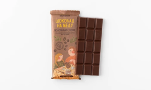 Шоколад на меду "Молочный с кофе"