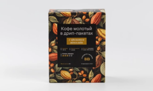 Кофе молотый в дрип-пакетах с ароматом шоколада, 6 шт