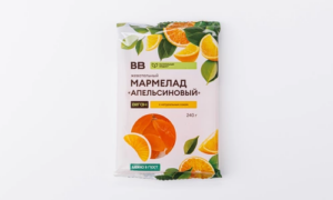 Мармелад жевательный "Апельсиновый" с соком, веган