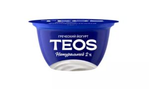 Йогурт Греческий  Teos 2% 140г натуральный бзмж