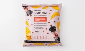 Чипсы картофельные с морской солью, розовым и черным перцем
