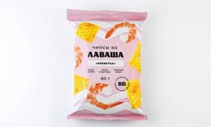 Чипсы из лаваша "Креветка", 80 г