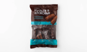 Конфеты мультизлаковые с молочным шоколадом