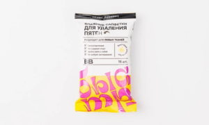 Салфетки влажные для удаления пятен, 15 шт