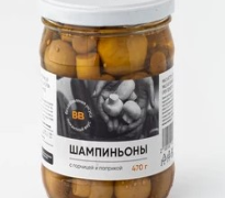 Грибы шампиньоны с горчицей и паприкой