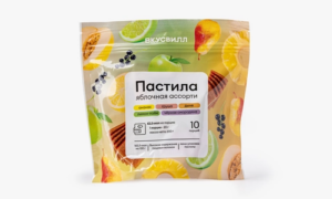 Ассорти из яблочной пастилы, 200г