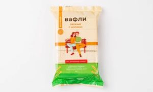 Вафли овсяные с молоком без добавления сахара