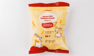 Палочки кукурузные сладкие с арахисом дробленым