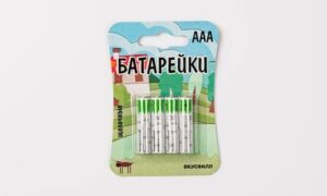 Батарейки щелочные ААА, 4 шт