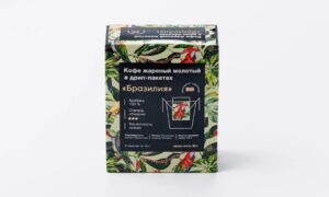 Кофе жареный молотый в дрип-пакетах "Бразилия"