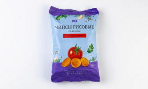 Чипсы рисовые со вкусом "Томат с зеленью", 70 г