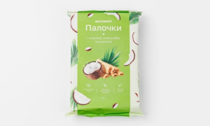 Палочки с нежной кокосовой начинкой