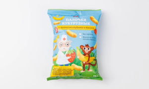 Палочки кукурузные с ароматом клубники и банана