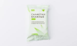 Салфетки влажные "Алоэ", 15 шт
