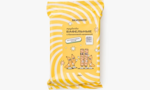 Трубочки вафельные с банановой начинкой